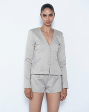 Tailored Crop Blazer Set